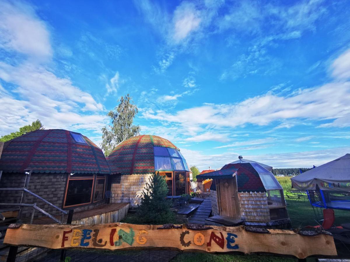 Dome Bungalow Niedras Jūrkalne Esterno foto